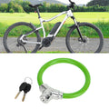 Portable Ring Cable Bike Lock 46cm Anti Theft for Green Mini Lock