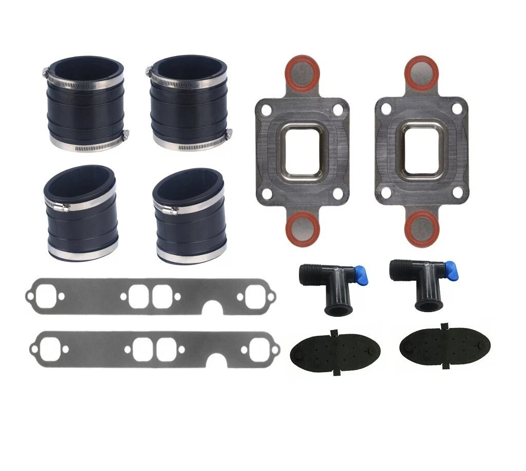 Exhaust Bellow Gasket Kit for MerCruiser GM V8 (Closed Cooling 27-864549A1)