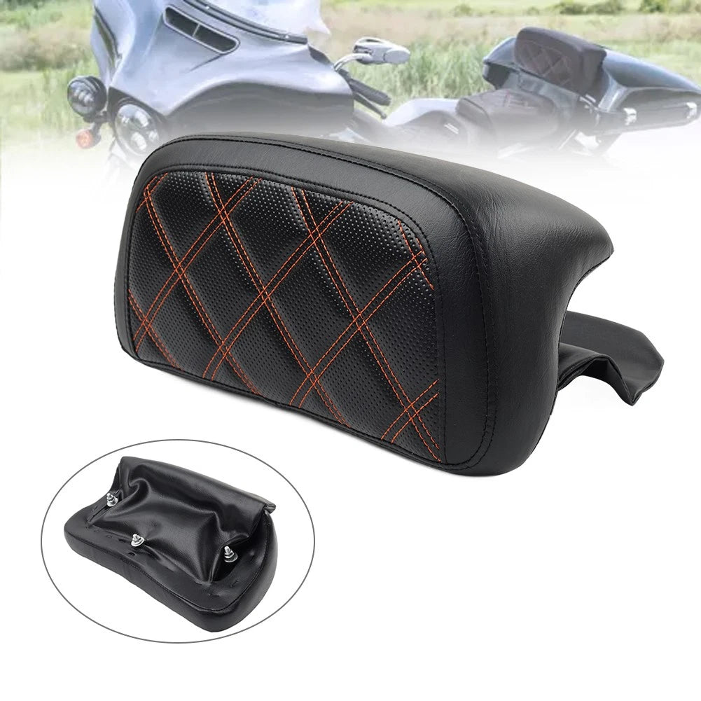 PU Leather Trunk Backrest Pad for Harley Street Electra Glide (2014–2023)