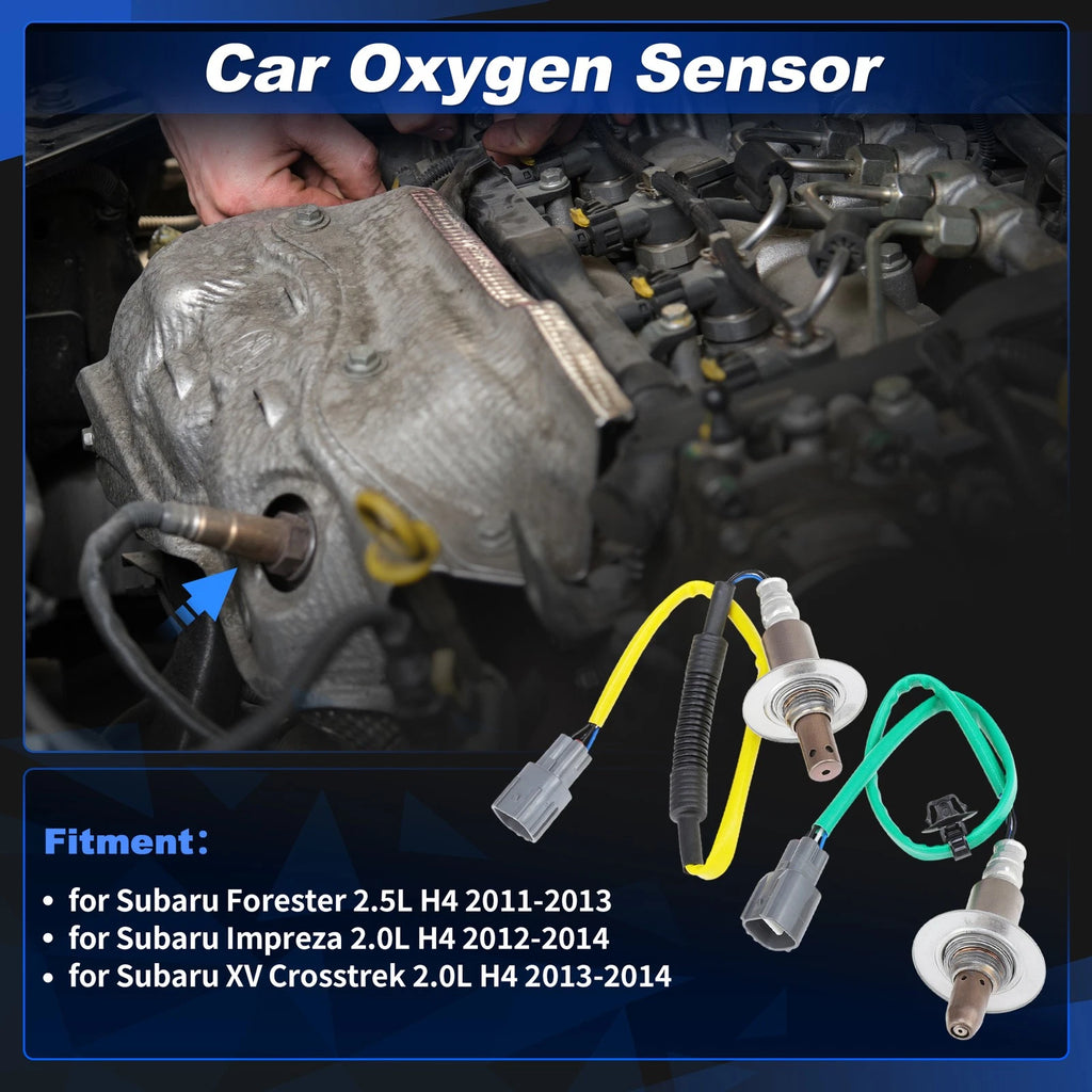 Upstream Downstream Oxygen Sensor 2pcs Replacement for Subaru Forester (2011–2013)