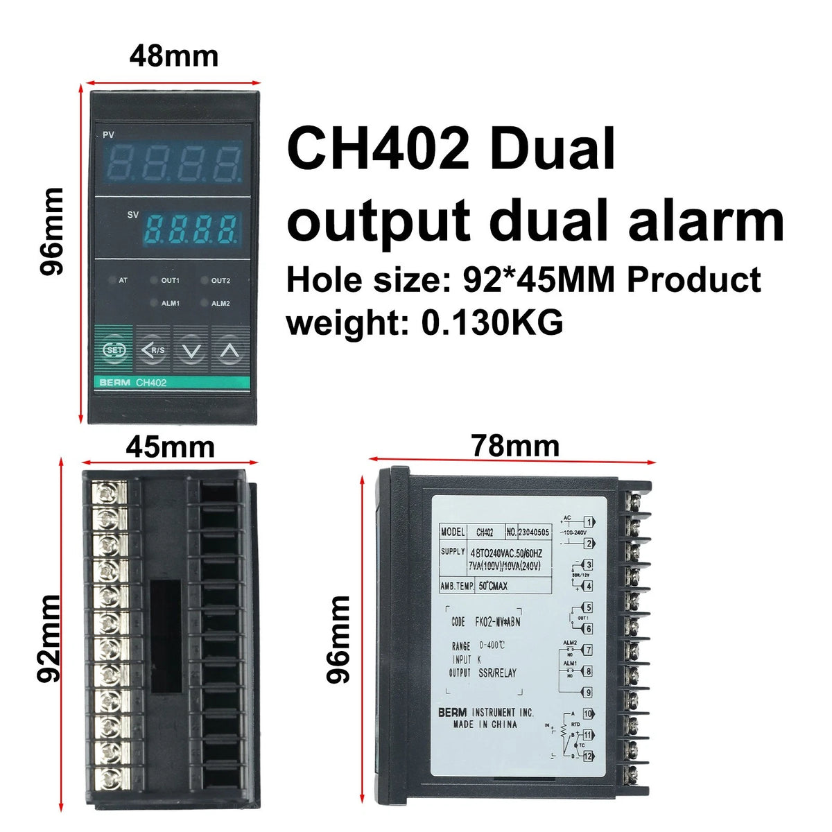 Temperature Control Thermostat CH402 for Reliable Models