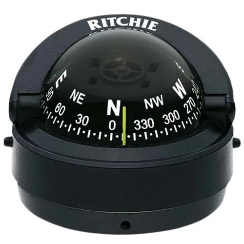 Ritchie S-53 Explorer Marine Compass for Surface Mount (Black)