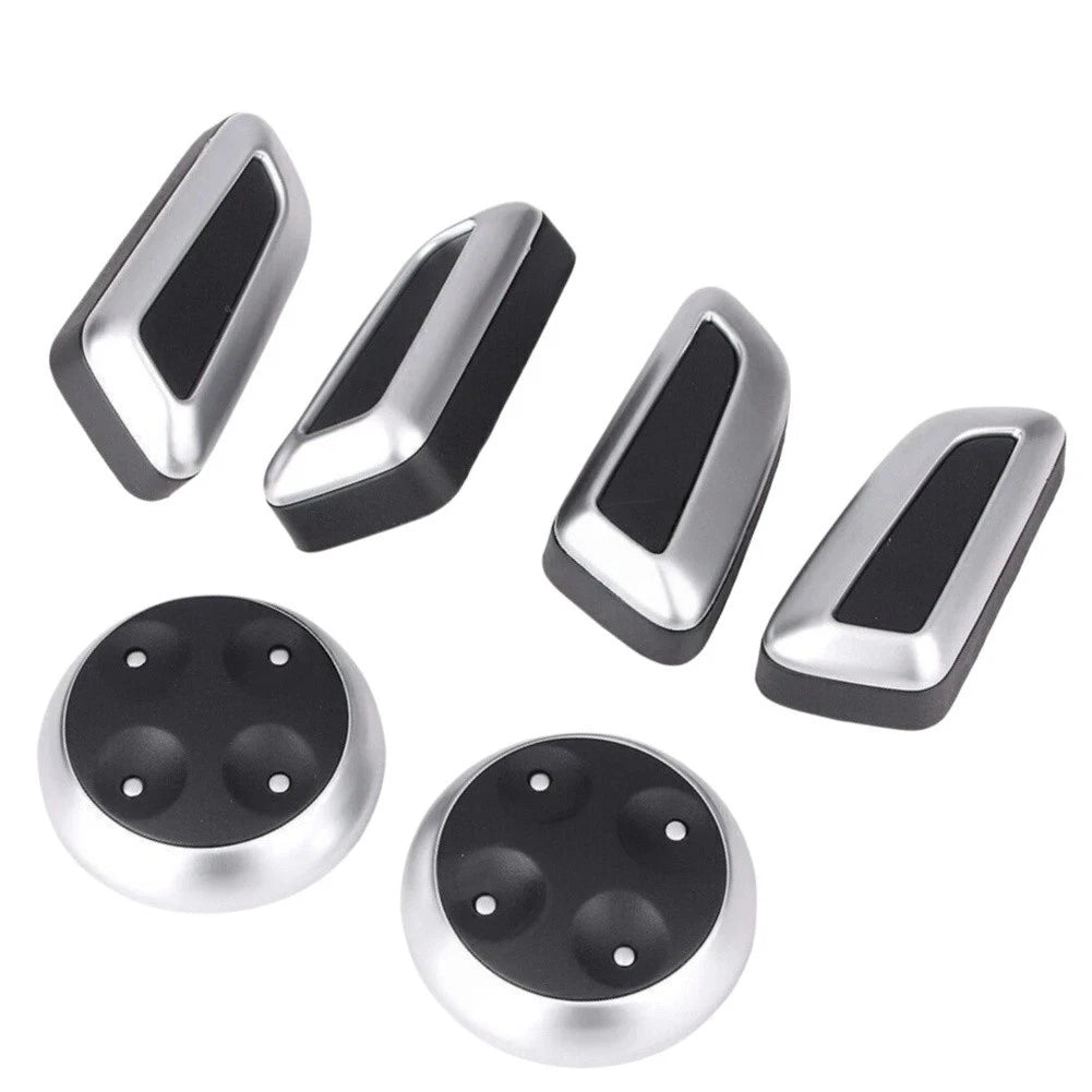 Chrome Seat Button Cover for