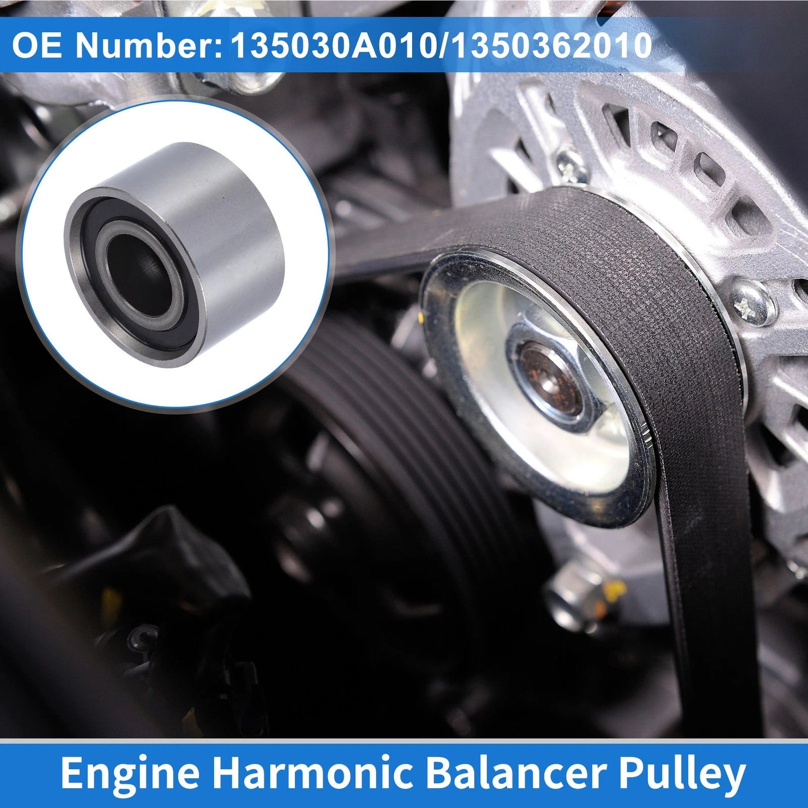 Drive Belt Idler Pulley Replacement for Toyota Sienna (1998–2006)