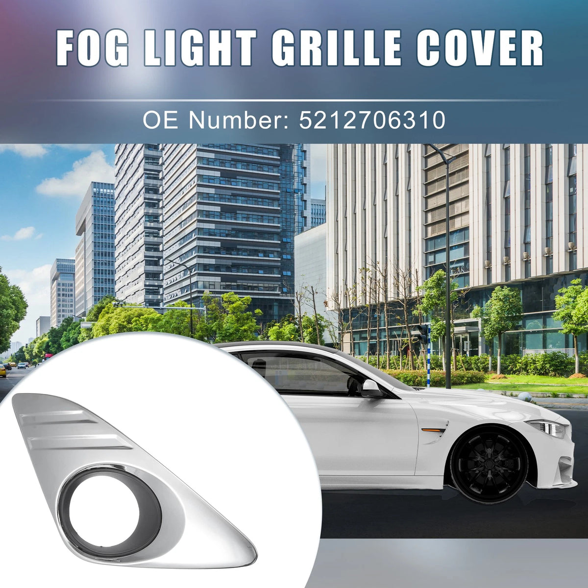 Right Fog Light Grille Cover Trim for Toyota Camry (2018–2024)