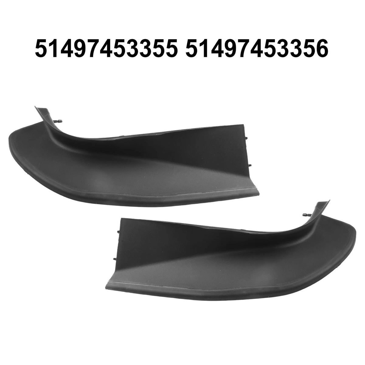 Rear Trunk Rail Drip Trims for BMW 535d 550i 528i (2011–2016)