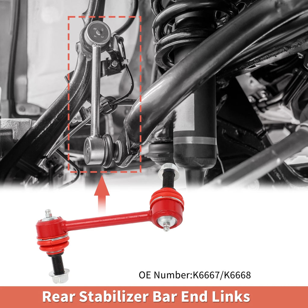 2 pcs Rear Stabilizer Sway Bar Link Replacement for Chevrolet Trailblazer (2002–2009)