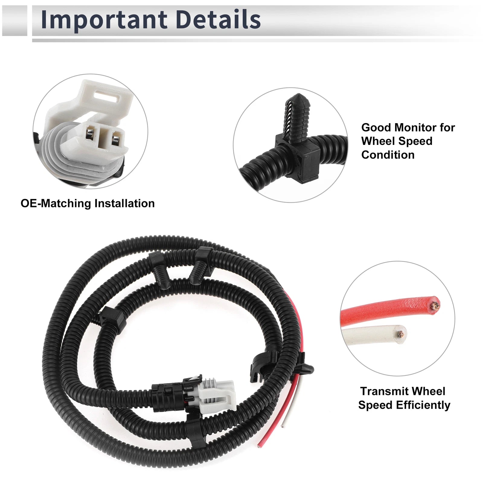 ABS Wheel Speed Sensor for Chevrolet Impala (2000–2012) Front Left/Right