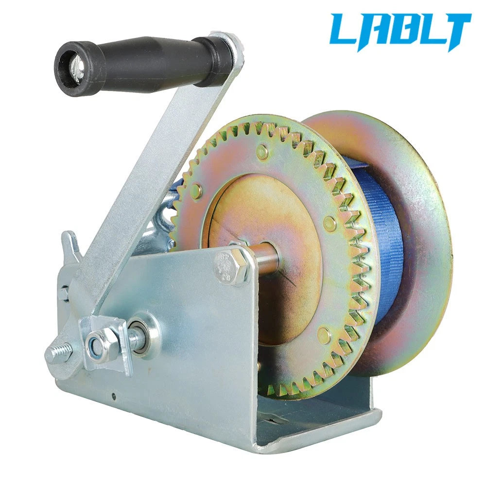 Hand Winch for Boat Trailer with 10m Strap (3500lbs)