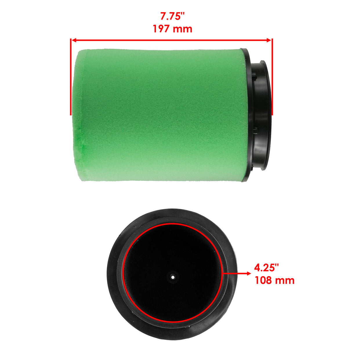 Air Filter Cleaner Replacement for Honda TRX450ER TRX450R (2006–2014)