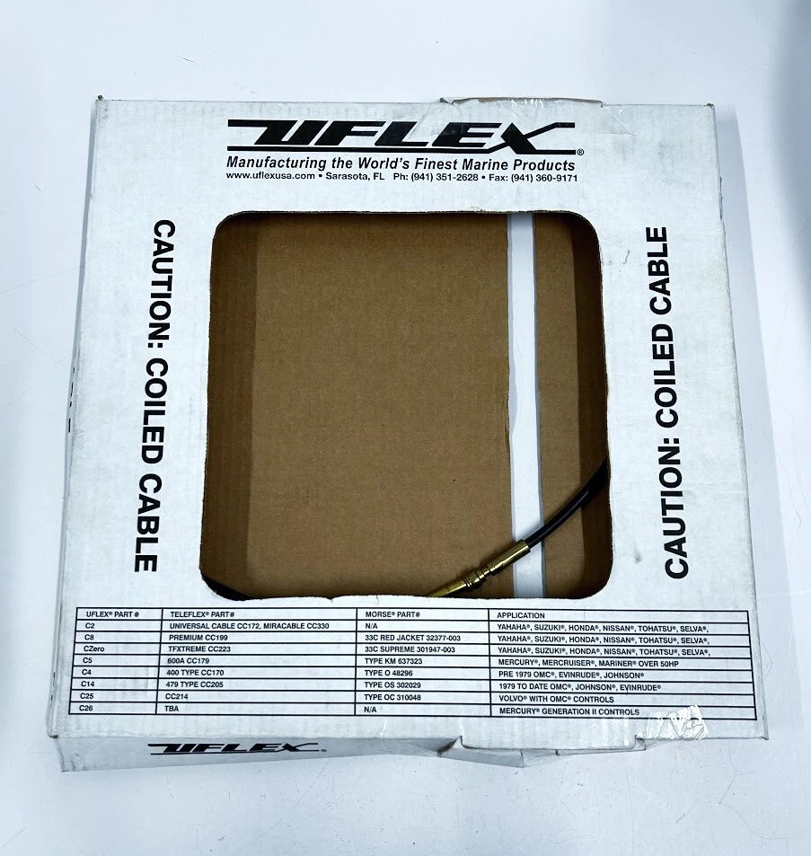 Uflex C36X13 Marine Control Cable for Various Boats (13ft)