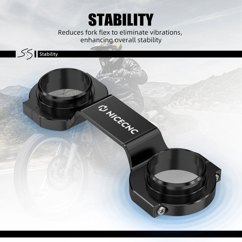 Front Fork Brace Stabilizer Support for Suzuki DR650SE DR650S (1996–2024)