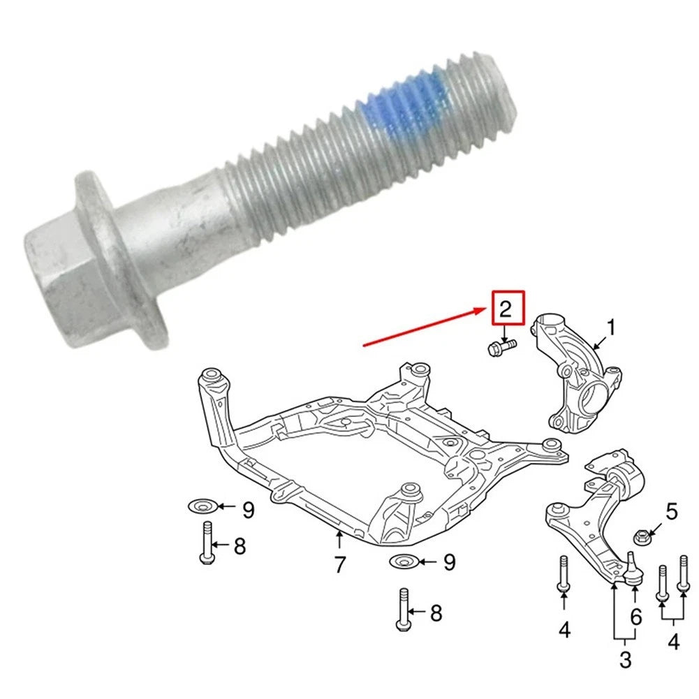 Steering Knuckle Bolt for Precision Engineered Fit (2010–2015)