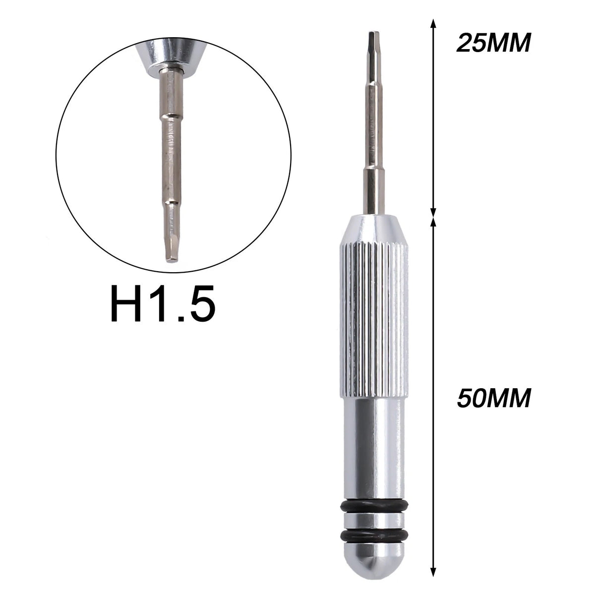 Nutdriver for Hand Tools (1PC) Black/Silver