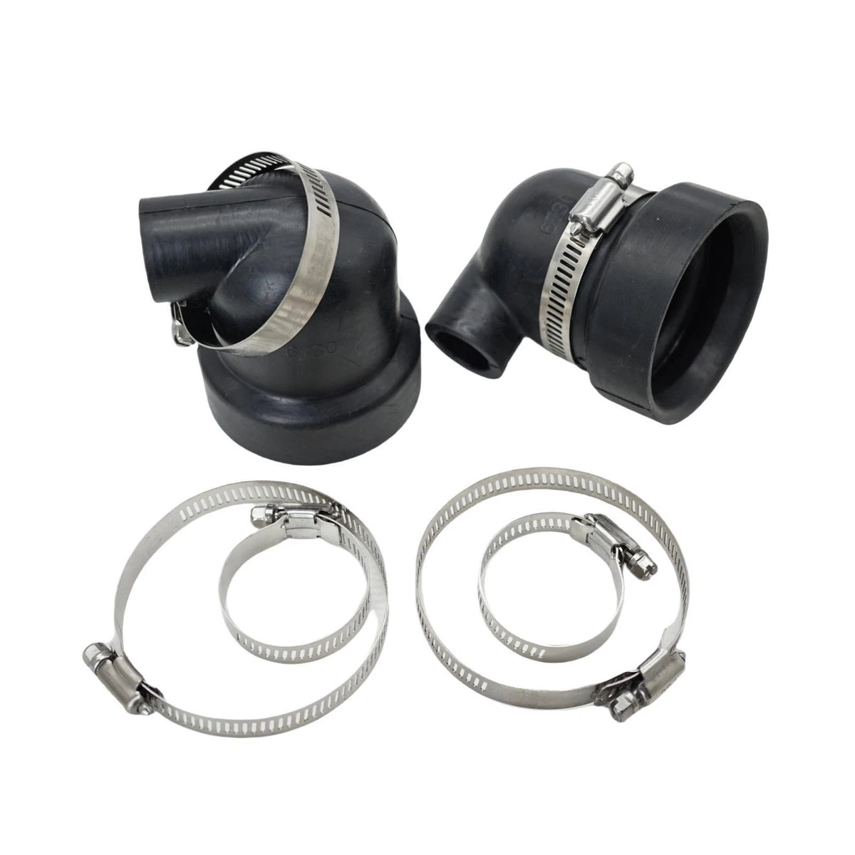 2X Heat Exchanger End Cap for Volvo Penta MD 2030 (3580326, 145536370)