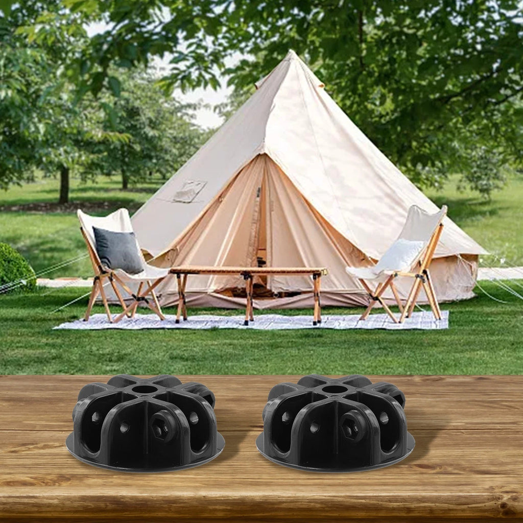 4-Way Center Joint Block for Gazebo Stability