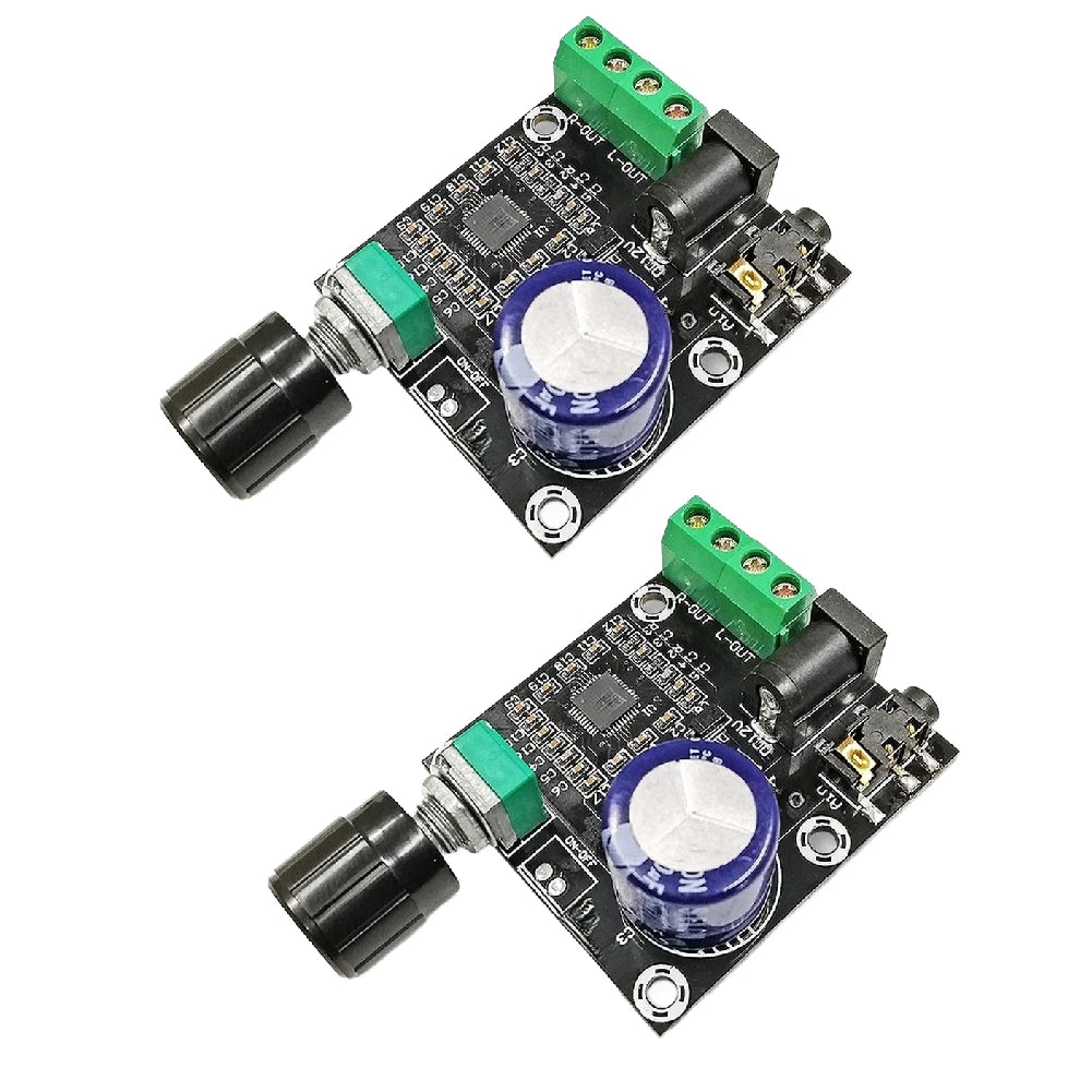 2X PAM8610 Audio Amplification Board 2x15W Output 48mm x 45mm PCB Size