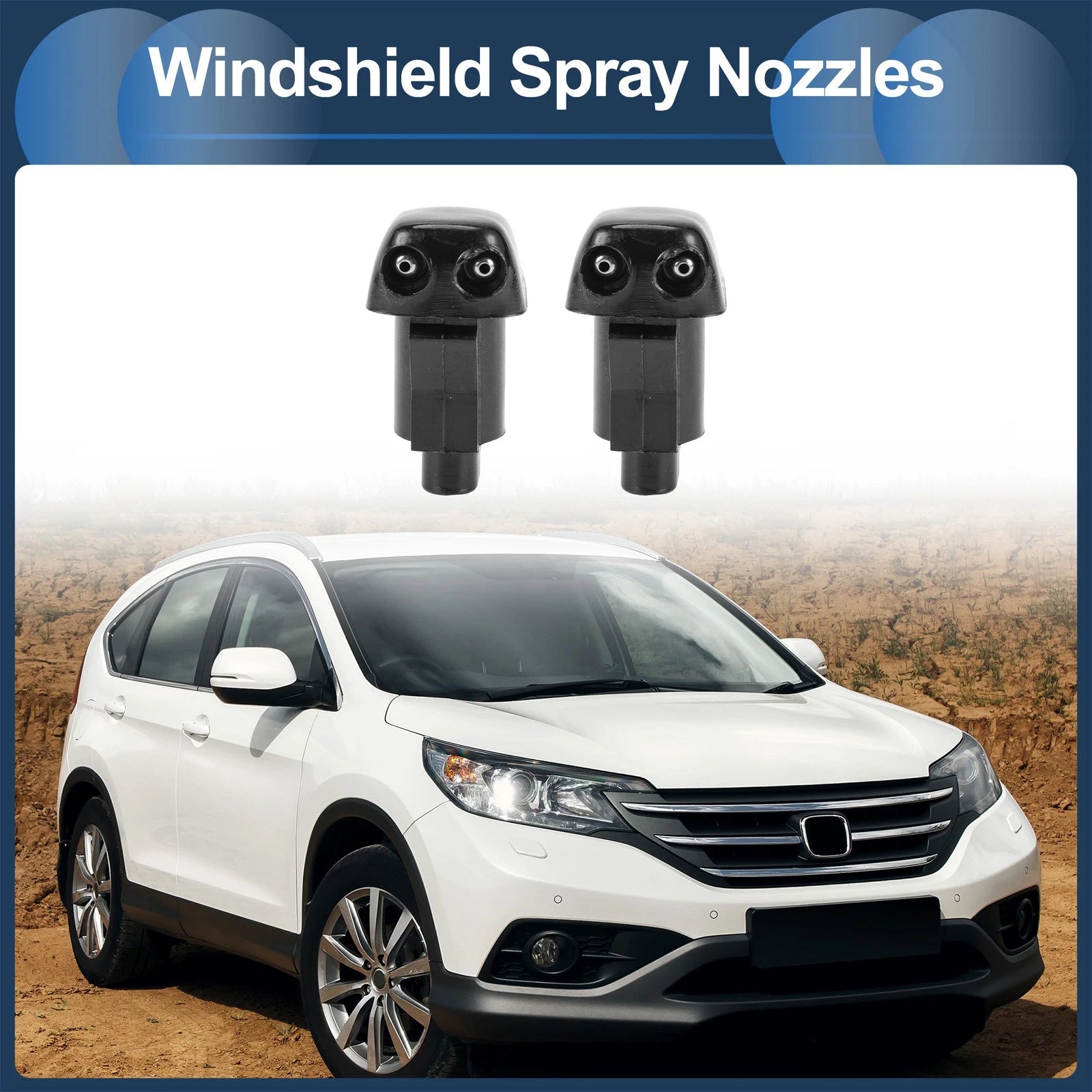 Windshield Washer Nozzle With Gasket for Toyota Hilux (2005–2015)