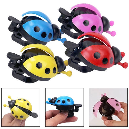 Colorful Ladybug Bicycle Bell - Clear Sound, Simple Installation