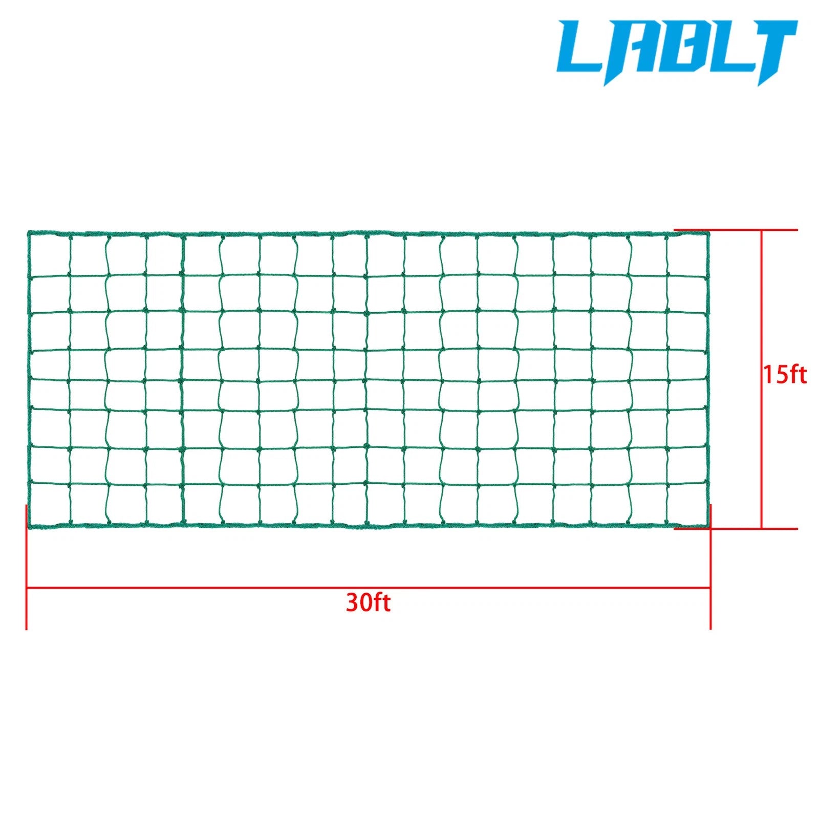 Soccer Backstop Net for Training (15 x 30 Feet)
