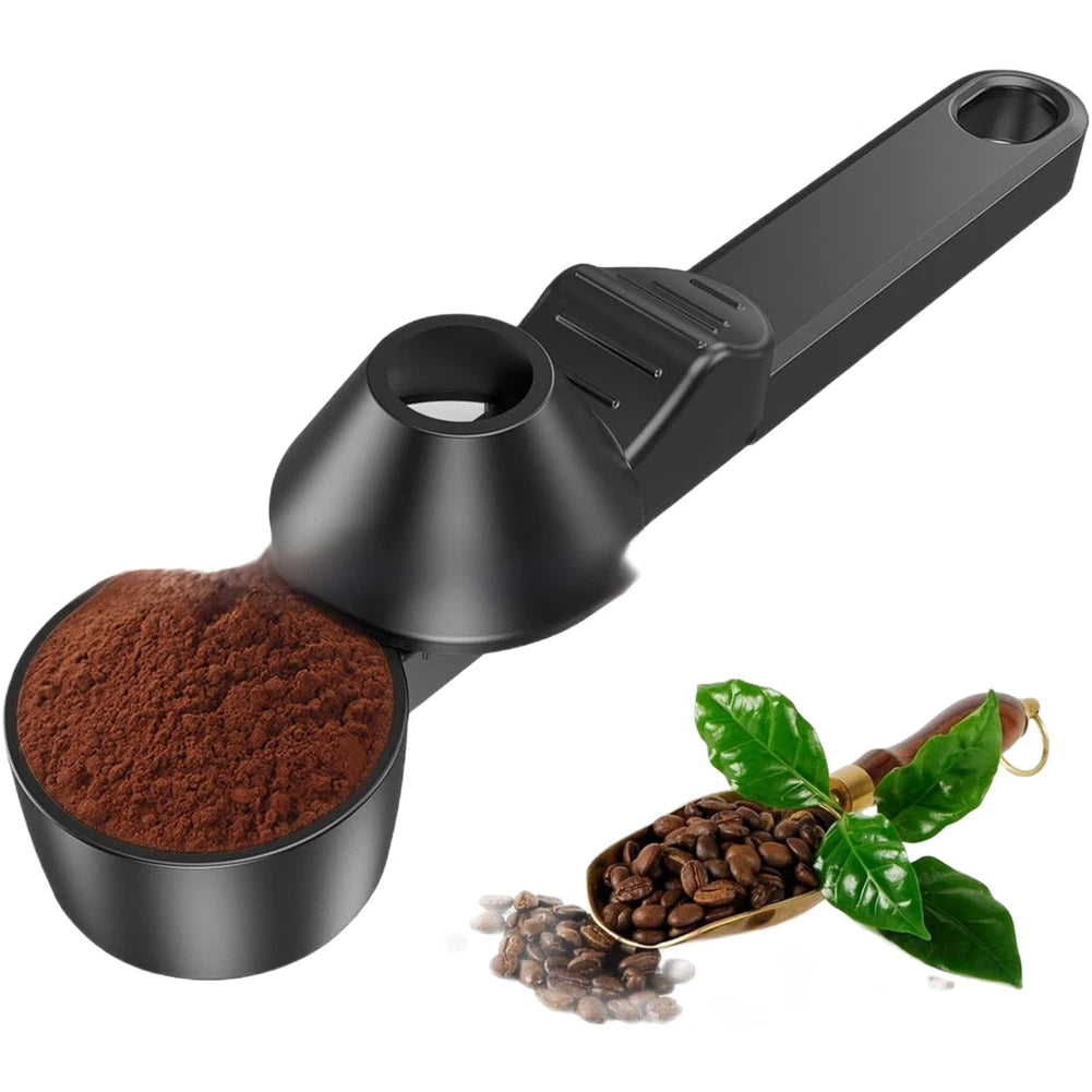 19.2cm Coffee Scoop with Funnel for Universal Use (No Specific Years)