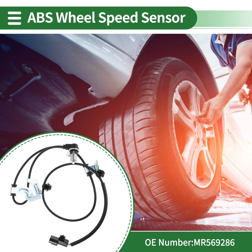 ABS Wheel Speed Sensor Front Left Replacement for Mitsubishi Galant (2004–2012)