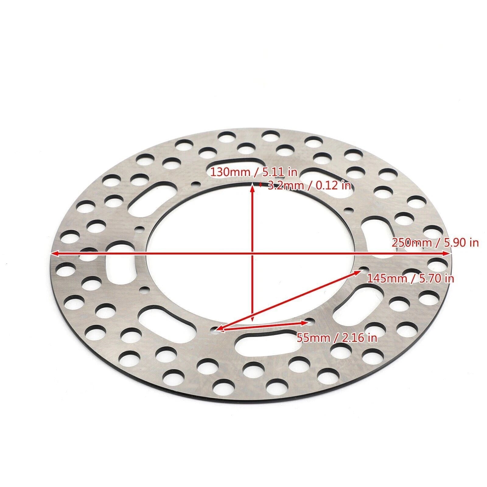 Front Disc Brake Rotor for Kawasaki KX 125 500 KDX200 (1980–2006) 41080-1239 41080-1147 T9
