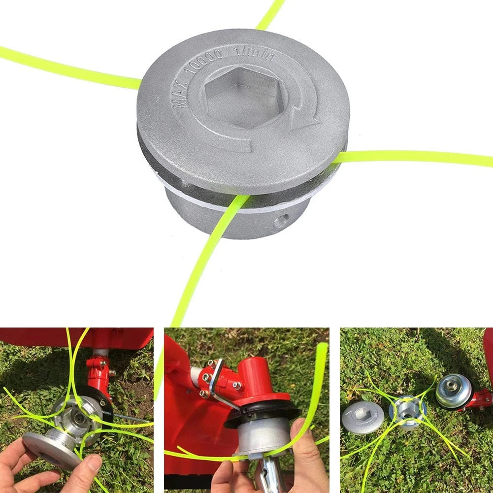 Aluminum Trimmer Head for Lawn Mower Models