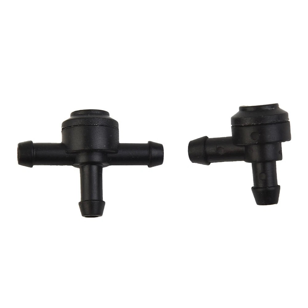 Set of 2 Front Windscreen Washer Headlight Check Valve Hose for Various