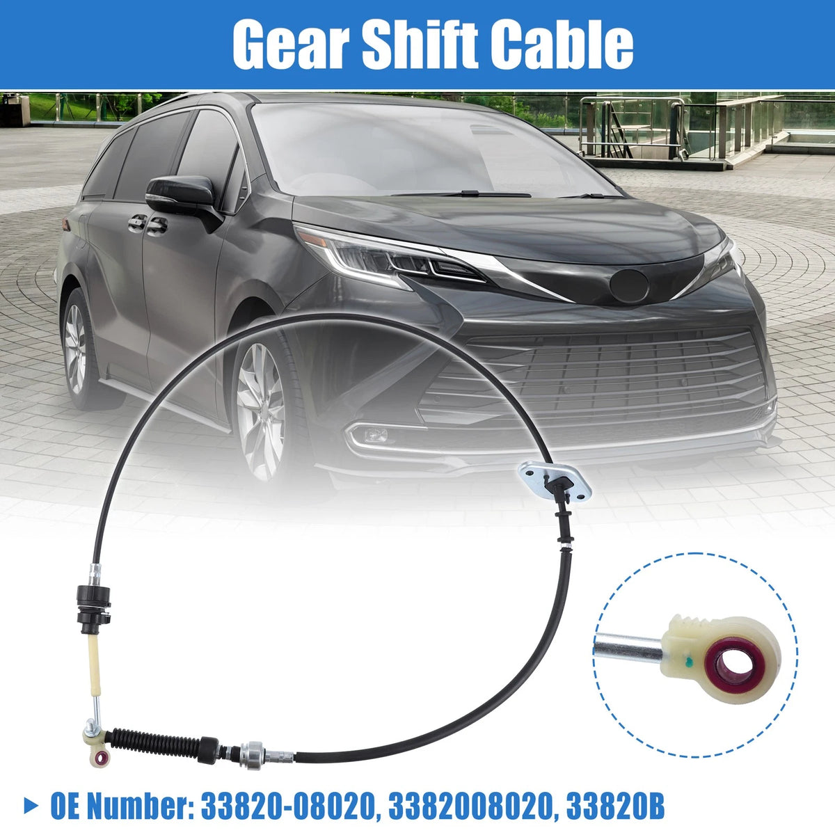 Gear Shift Cable Shifter Cable Replacement for Toyota Sienna (2004–2010)