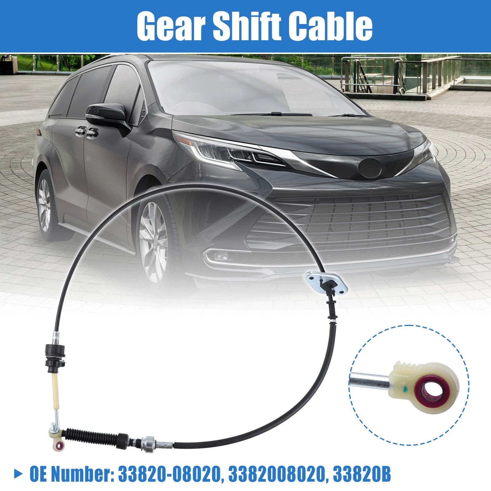 Gear Shift Cable Shifter Cable Replacement for Toyota Sienna (2004–2010)
