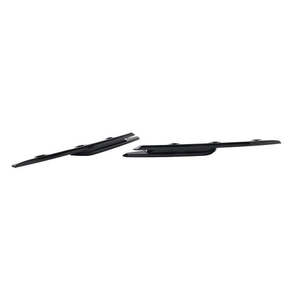Glossy Black Front Bumper Fog Light Trim for BMW 320i 328d 328i 335i (2012–2015)