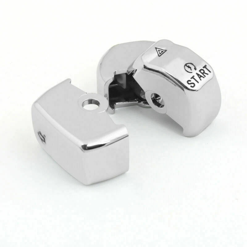 Chrome Control Switch Housing Button Cap Kit for Harley Softail (2011)