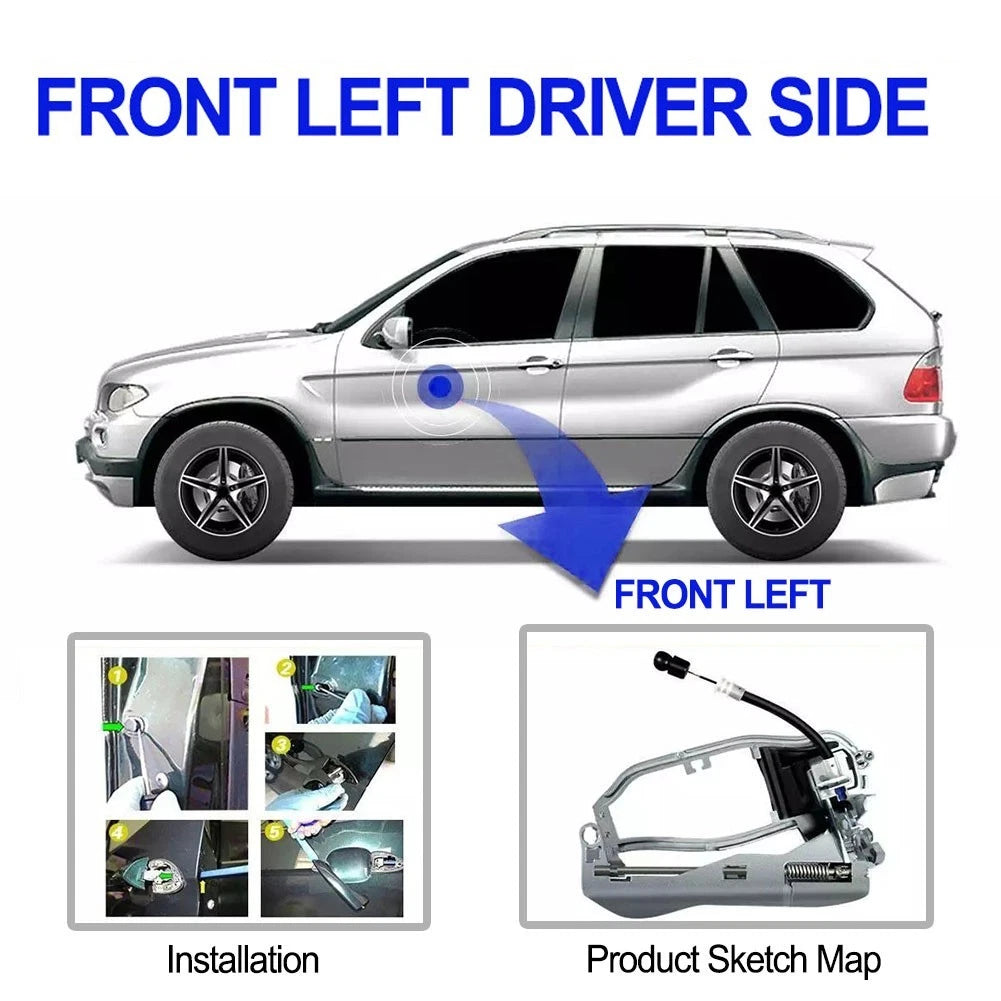 Door Handle Carrier Left Side for BMW X5 E53 (2000–2006) OEM Fitment