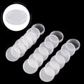 100 Pcs Clear Round Coin Holders Capsules 22mm Storage