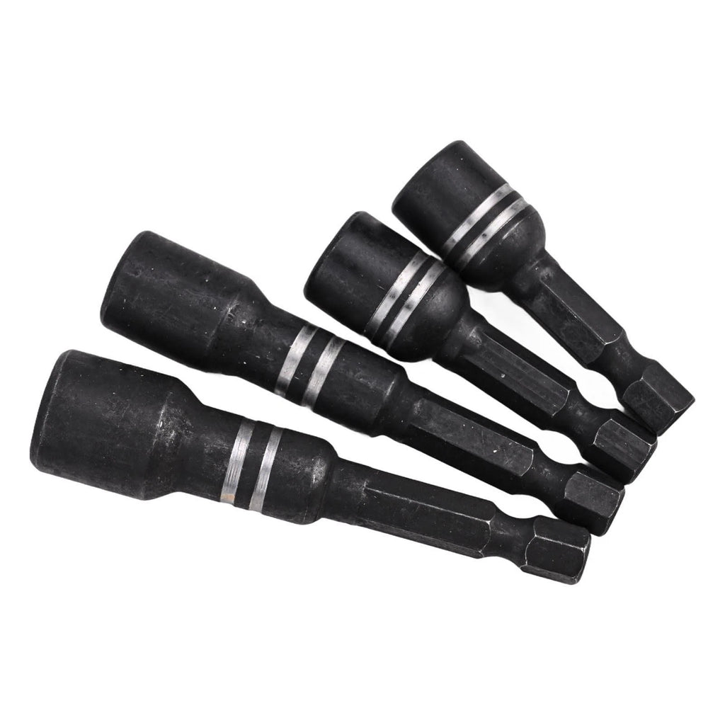 4Pcs Magnetic Socket Nut Driver Set for Drill Bit Tools