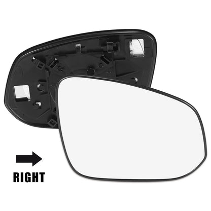 Right Side Heated Mirror Glass with Backing Plate for Toyota RAV4 (2013–2018)