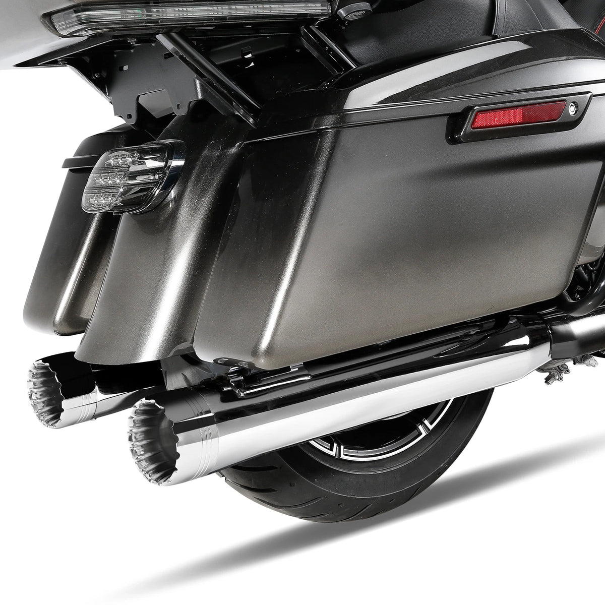 4" Slip-On Straight Mufflers for Harley Road Street Glide (2017–2025)