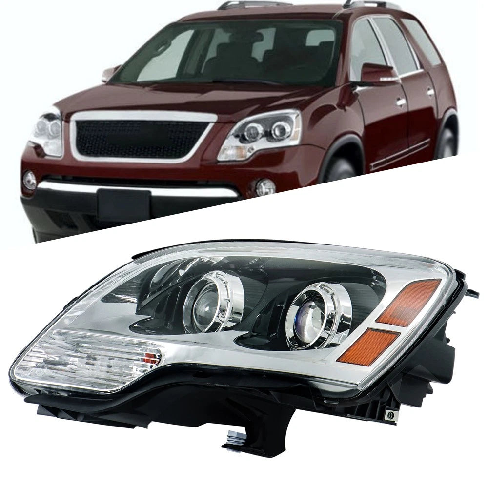 Left Driver Projector Headlight for GMC Acadia (2007–2012) HID Replacement