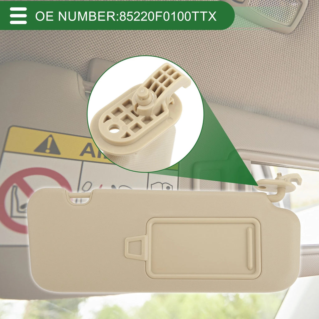Sun Visor Replacement for Hyundai Elantra AD Right Passenger Side (2016–2020)
