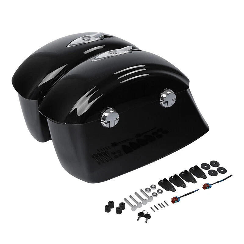 Hard Saddle Bag & Electronic Latch for Indian Chieftain Springfield (2014–2018)