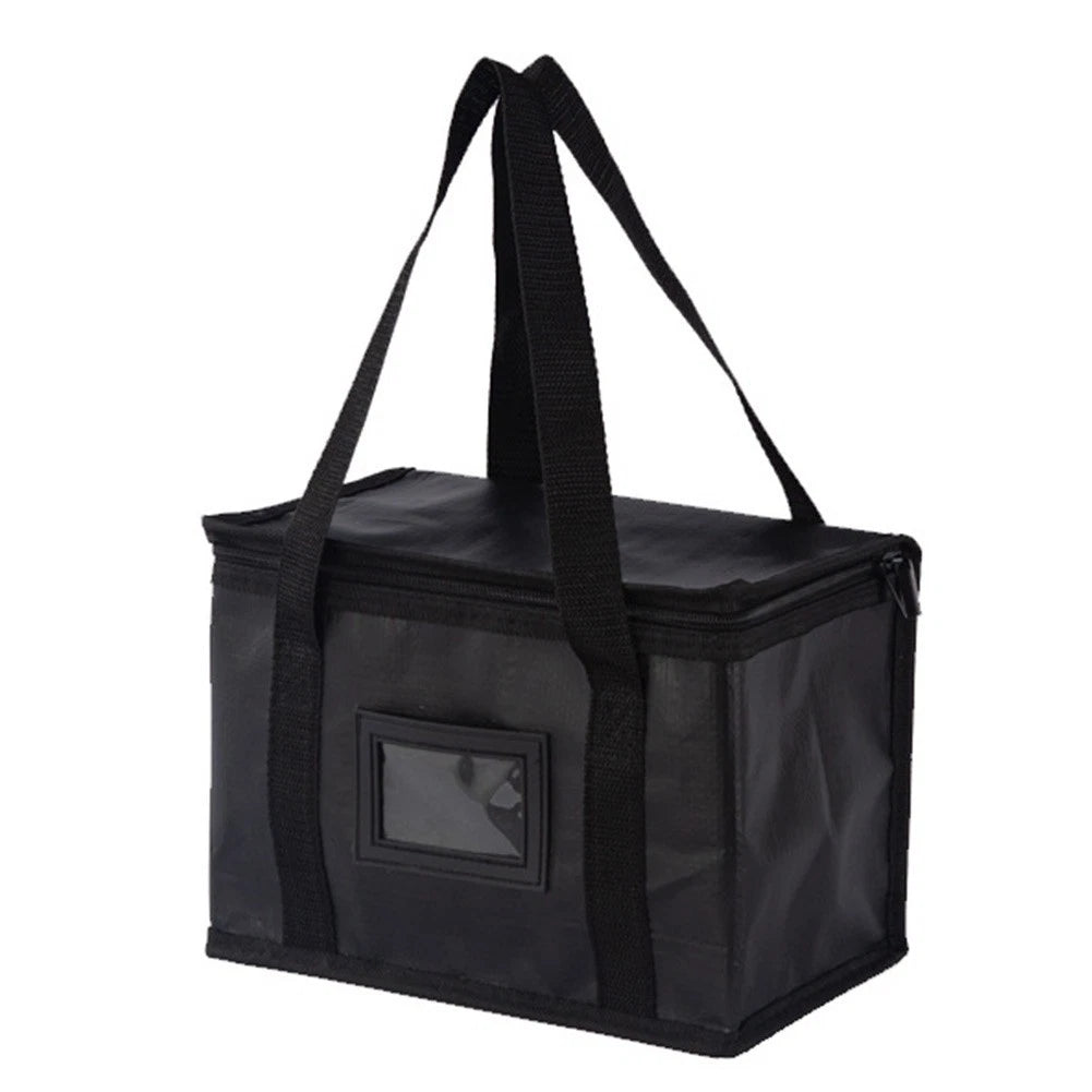 Ice Bag for Outdoor Use - Black Oxford Fabric