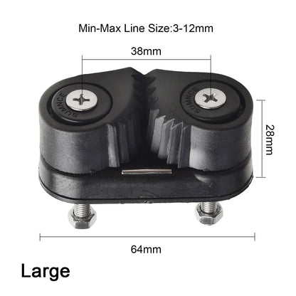 Nylon 2 Row Cam Cleat for Marine Use (Exceptional Wear Resistance)