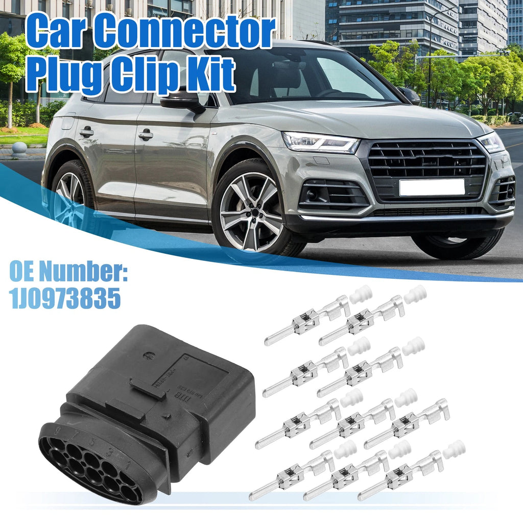 Headlight 10 Pin Plug Connector Replacement for VW Audi Seat (2009–2024)