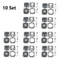Set of 10 Carburetor Gasket Rebuild Kits for Stihl MS651 MS661 (1144-007-1701)