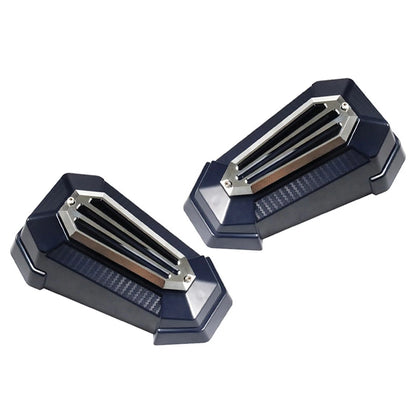 Handguard Shield Deflector for BMW Honda Harley (Universal) Blue Silver