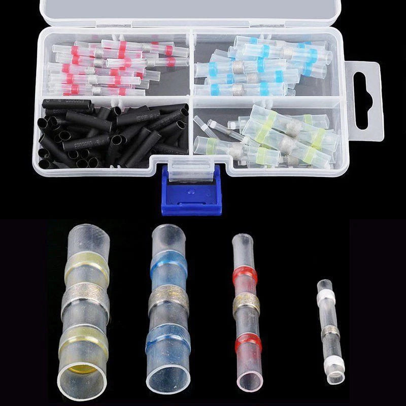 100X Heat Shrink Tube Solder Seal Wire Terminal Connector Waterproof