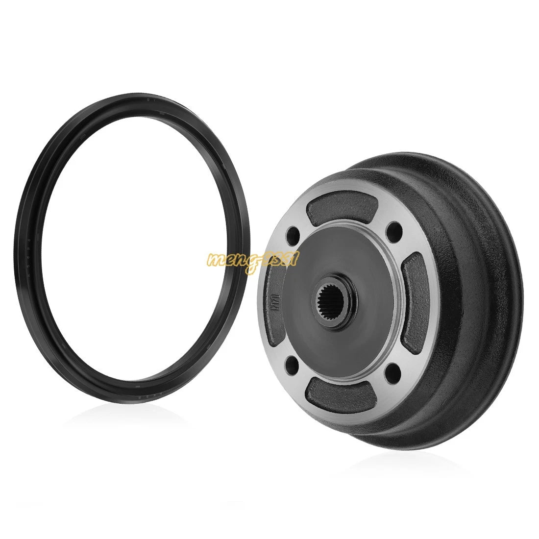 Rear Brake Drum w/ Seal for Kawasaki Mule 3010 Diesel 2003–2008
