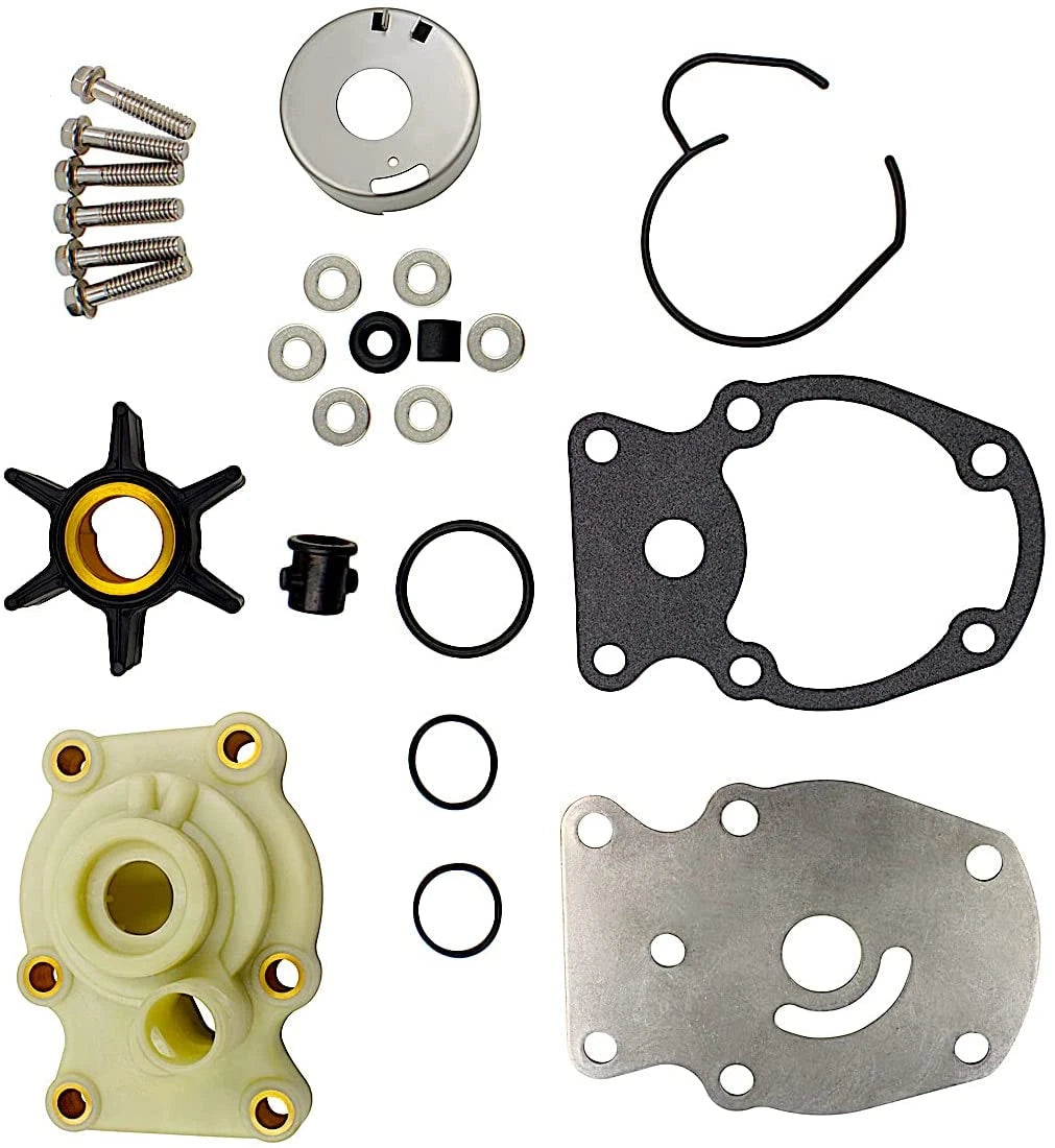 Water Pump Impeller Kit for Johnson Evinrude OMC BRP Outboard (5008191, 5008972, 395289)