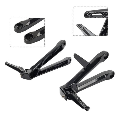 Rear Passenger Footrests Pegs Brackets for Honda CBR600RR (2005–2006)